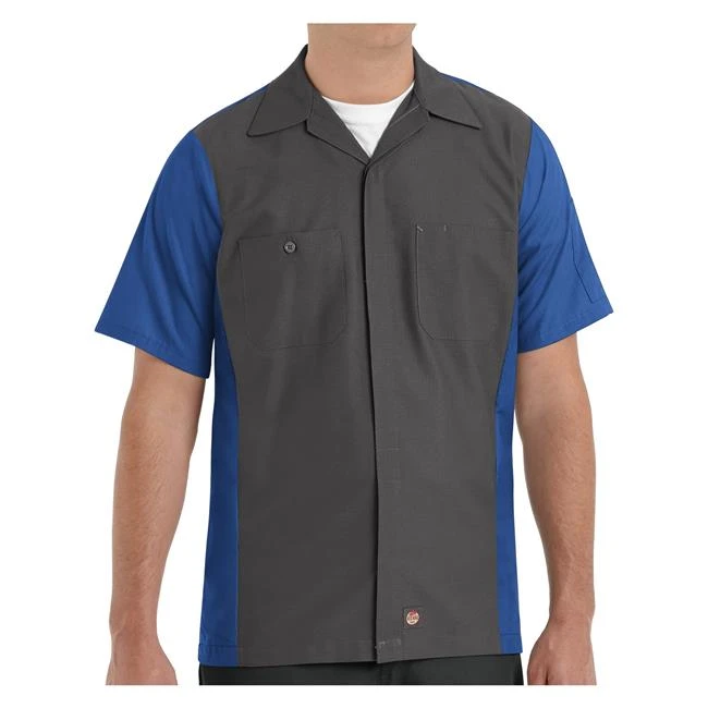Men's Red Kap Two-Tone Crew Shirt - Image 15