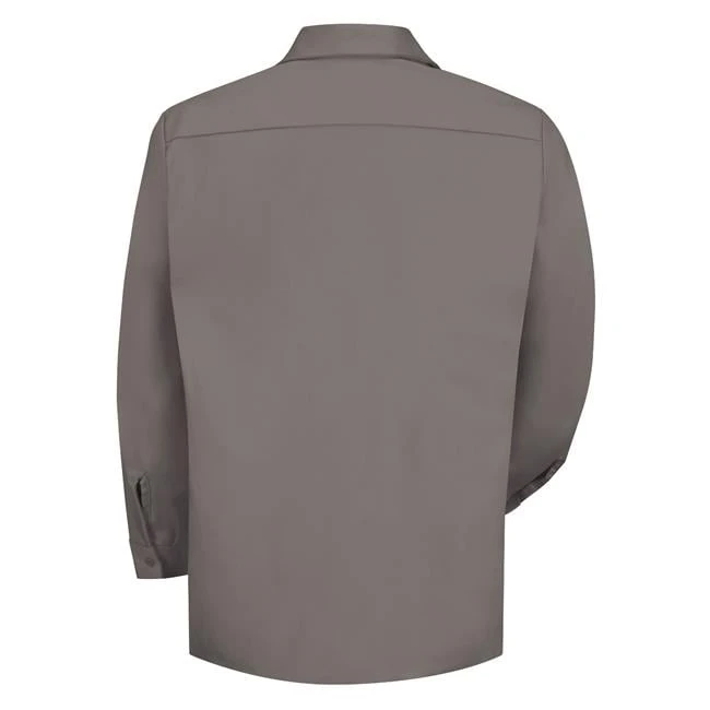 Men's Red Kap Wrinkle Resistant Cotton Long Sleeve Work Shirt - Image 9