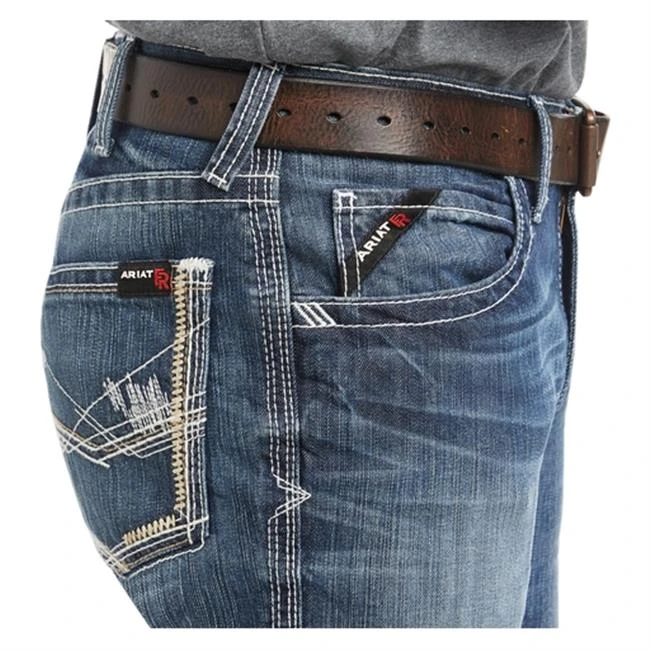 Men's Ariat FR M4 Relaxed Ridgeline Boot Cut Jeans - Image 4