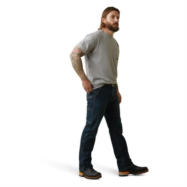 Men's Ariat Rebar Workman Relective Flag Graphic T-Shirt - Image 4