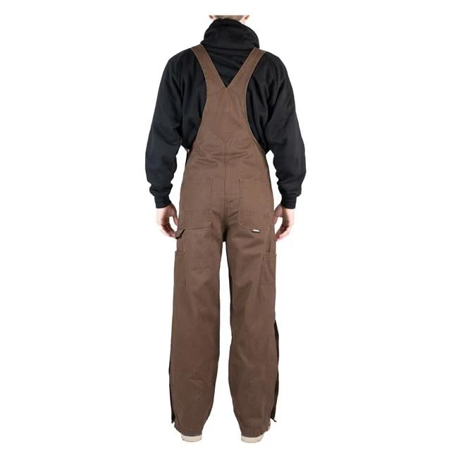 Men's Berne Workwear Unlined Washed Duck Bib Overalls - Image 4