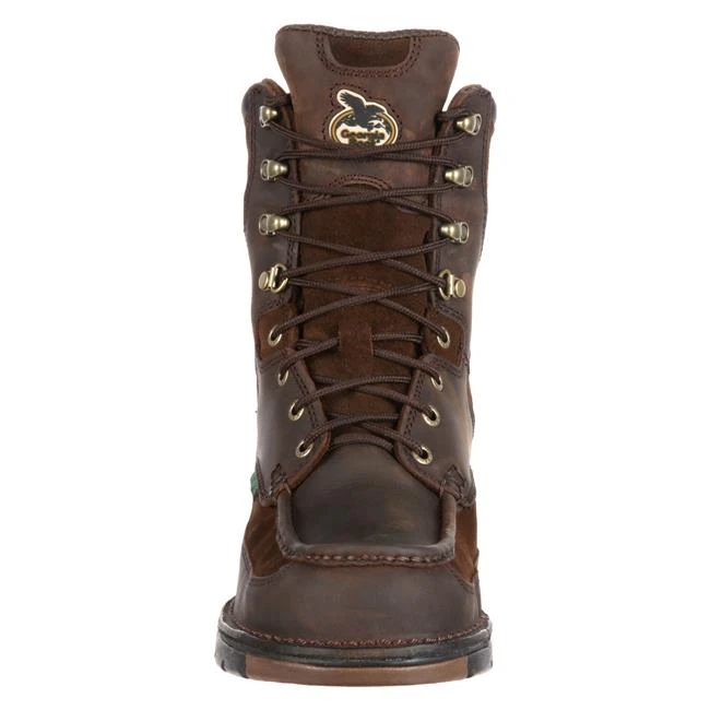 Men's Georgia 8" Athens Moc Toe Waterproof Boots - Image 4