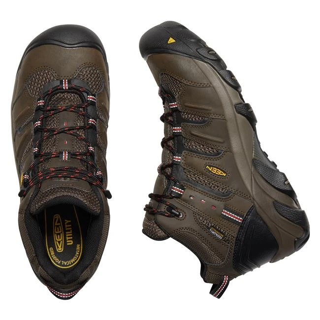 Men's Keen Utility 6" Lansing Mid Steel Toe Waterproof Boots - Image 4