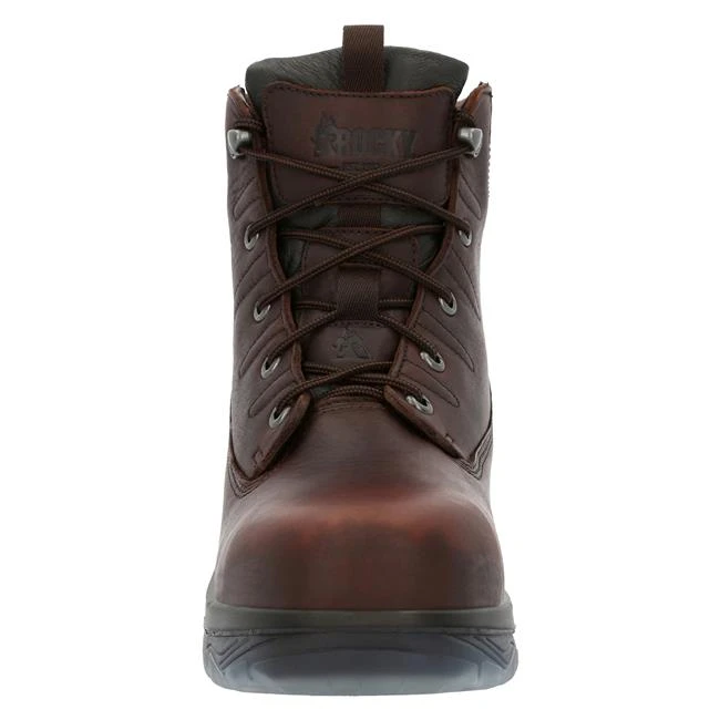 Men's Rocky 6" Forge Work Composite Toe Waterproof Boots - Image 4