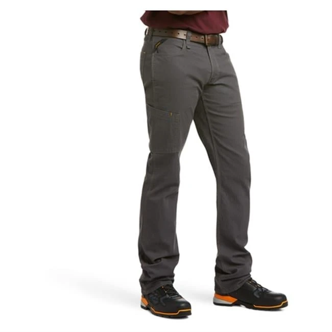 Men's Ariat Rebar M4 Relaxed DuraStretch Made Tough Stackable Straight Leg Pants - Image 5