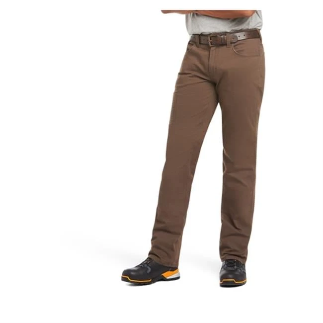 Men's Ariat Rebar M4 Relaxed DuraStretch Made Tough Stackable Straight Leg Pants - Image 16
