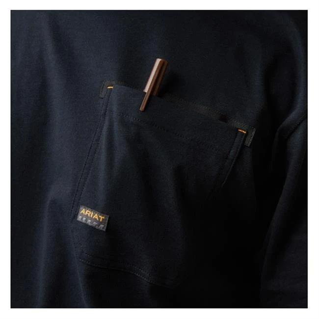 Men's Ariat Rebar Workman Relective Born For This Graphic T-Shirt - Image 5