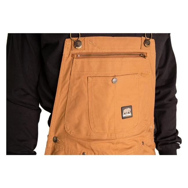 Men's Berne Workwear Heritage Unlined Duck Bib Overalls - Image 5