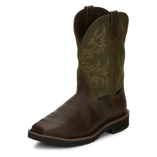 Men's Justin Original Work Boots 11" Keavan Met Guard Steel Toe Waterproof - Image 5