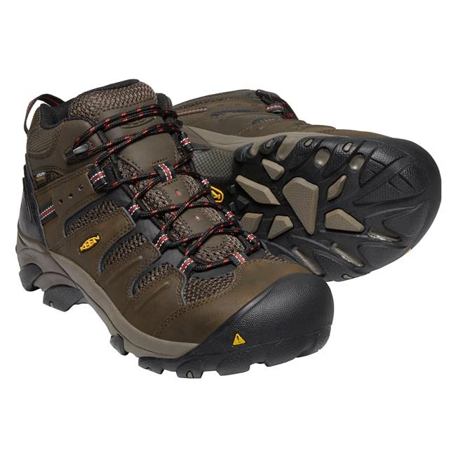 Men's Keen Utility 6" Lansing Mid Steel Toe Waterproof Boots - Image 5
