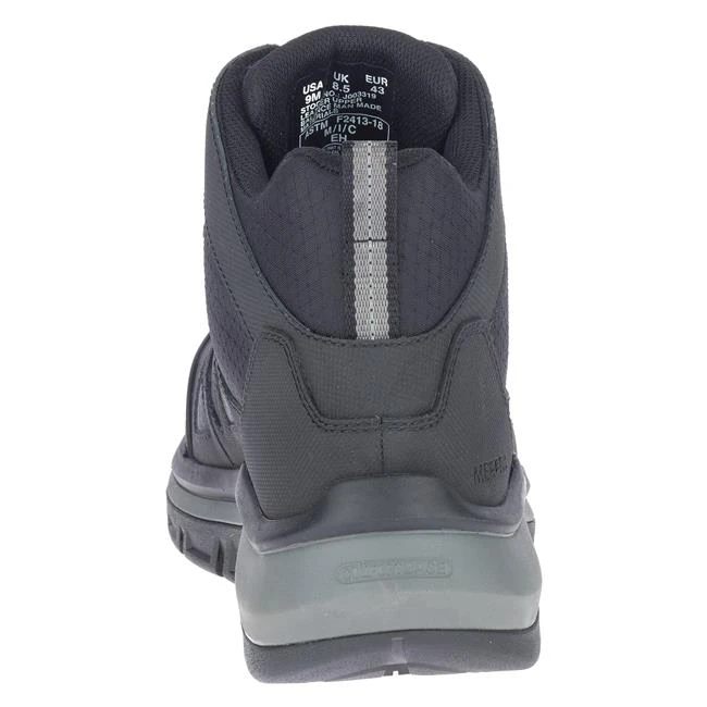 Men's Merrell Work Fullbench Speed Mid Carbon Toe Boots - Image 5