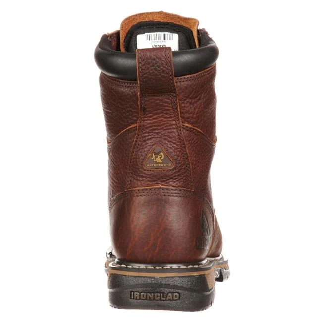 Men's Rocky 8" IronClad Steel Toe Waterproof Boots - Image 5