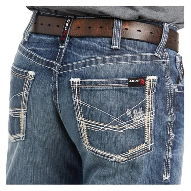 Men's Ariat FR M4 Relaxed Ridgeline Boot Cut Jeans - Image 6