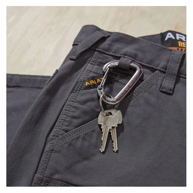 Men's Ariat Rebar M4 Relaxed DuraStretch Made Tough Stackable Straight Leg Pants - Image 6