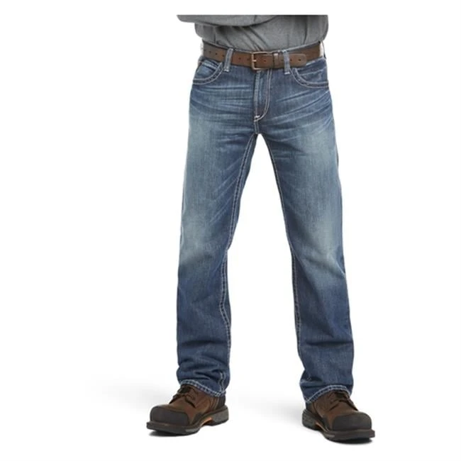 Men's Ariat FR M4 Relaxed Ridgeline Boot Cut Jeans - Image 7