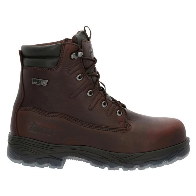 Men's Rocky 6" Forge Work Composite Toe Waterproof Boots - Image 7